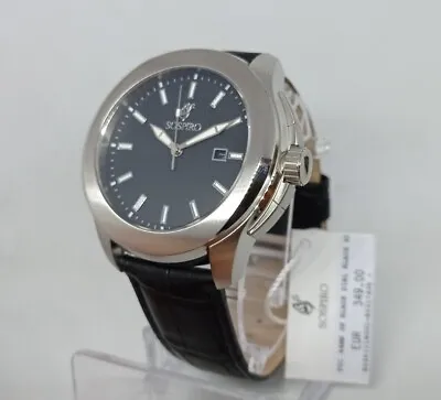 Men's Watch SOSPIRO Model T01 Italian Design Date Display Leather Watch Strap • £112.12