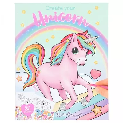 Create Your Unicorn Colouring Book Unicorns Sticker Book Fantasy Activity Book  • £4.99