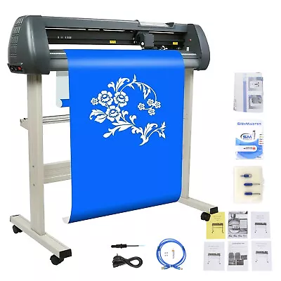 34in Vinyl Cutter Machine Software Pattern Graphics Letters Cut Sticker Printer • $239.99