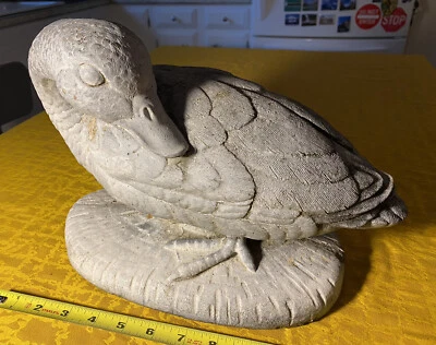 £121.32 • Buy Vintage Large 12  Henri Studio Inc 1986 Cement Duck Garden Art Concrete Statue