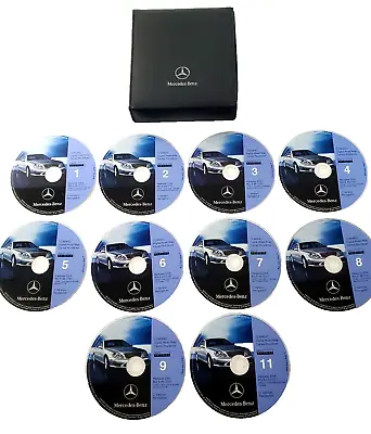 2004 OEM Mercedes Benz Navigation GPS 10 - Disc CD-ROM Set USA & Canada Maps • $269