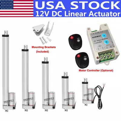 14mm/s Linear Actuator 12V DC Electric Motor 1000N 220LBS Auto Lift For Auto Car • $74.69