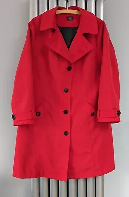 Red Summer Mac Coat - M&S COLLECTION - Sz 18 - VGC • £6.50