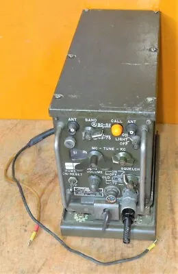 US Military R-442 30-75.95MHz/50KHz Step FM Receiver 24VDC Power Supply • $1899