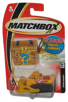 Matchbox Super Dozer (2004) Yellow Toy Vehicle #72 - (Bonus Treasure Chest Card) • $15.76