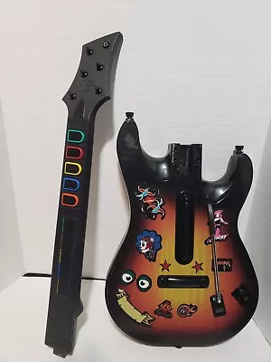 Red Octane Xbox 360 Guitar Hero Sunburst Controller For Parts Repair  • $29.99