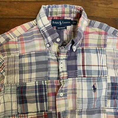 Polo Ralph Lauren Blake Indian Madras Button Down Shirt Mens Small Short Sleeve • $34.95