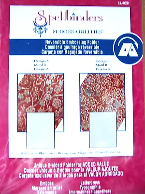 £3.50 • Buy Spellbinders M-Bossabilities 5  X 7 Reversible Embossing Folder Awesome Blossoms