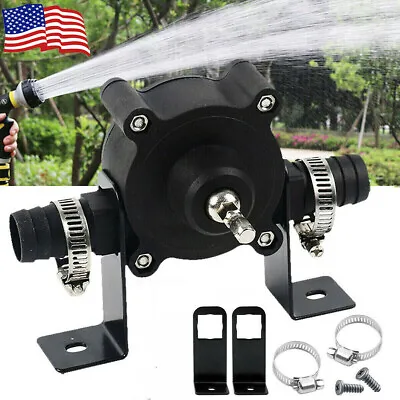 $7.99 • Buy Hand Electric Drill Drive Self Priming Powered Oil Fluid Water Transfer Pump US