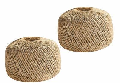 £24.99 • Buy Natural Jute Cord Brown Rustic Style Twine String Shabby Cords 100-1000 Metre