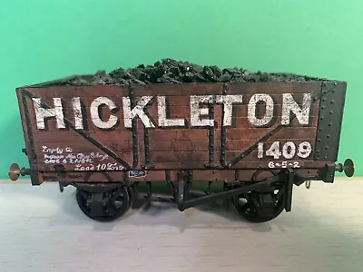 7mm Gauge O ‘Hickleton’ Private Owner 7-plank 10 Ton Coal Wagon Kit Built • £12