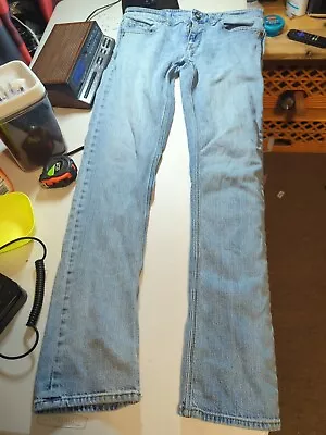 Volcom Vorta Men’s Jeans Slim Straight Leg Regular Fit Size 32x32 (Faded Blue) • $18.88