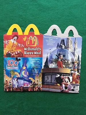 Disney World 100 Years Of Magic McDonalds Happy Meal Box • $1.49