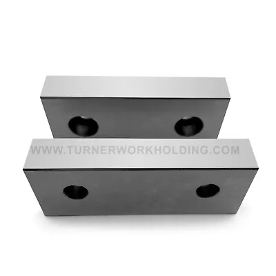 Turner 4 X2.5 X 0.75  Machinable Standard Steel Jaws For 4  Kurt Vises • $24.99