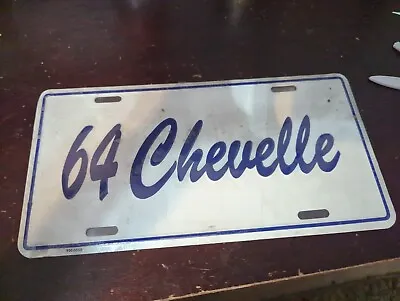 New Repo 1964 Chevelle License Plate 64 Malibu Ss Coupe Convertible  • $14.99