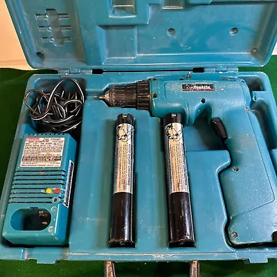 Makita Cordless Driver Drill 6011D 9.6V DC9700A Fast Charger 2 Batteries Case • $37