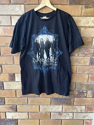 Evanescence Size XL American Rock Band Y2K The Open Door Concert Tour T Shirt • $89.95