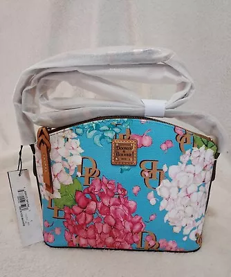 Dooney & Bourke Hydrangea Monogram Penny Crossbody NWT Blue • $159