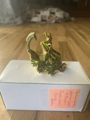 $5 • Buy Green Frog Bejeweled Trinket Box Vhtf Great Condition 