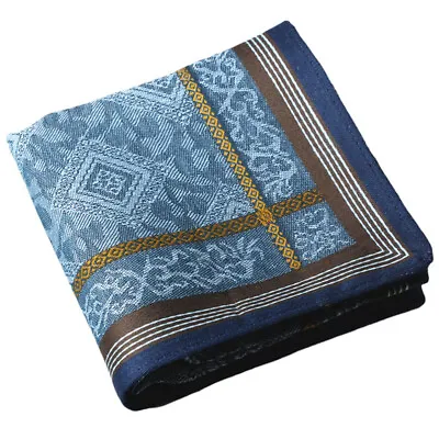 Handkerchief Pocket Square Vintage Embroidery Handkerchiefs Men New • $8.64