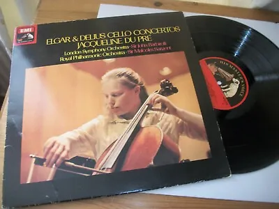 Jacqueline Du Pre- Elgar & Delus Cello Concertos  Vinyl Album • £4.99