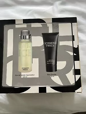 Iceberg Twice For Him 125ml Eau De Toilette Spray +100ml Shower Gel Gift Set • £19.99