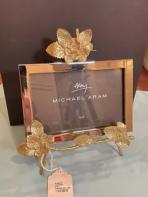 NEW Michael Aram Hydrangea Easel Picture Frame 4  X 6  Open Box • $109