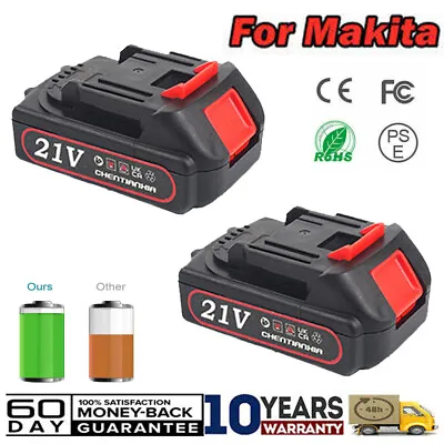 21V 1300mAh Battery For Makita BL1830/1850 BL1860B Li-Ion Replacement Battery • £24.99