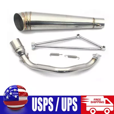 Exhaust Muffler Pipe For Honda Ruckus Zoomer With GY6 125cc - 150cc Scooter • $56.99