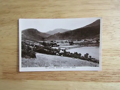 £4.99 • Buy Old Postcard - The Sleeping Warrior - Lochranza - Arran