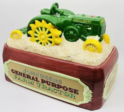 John Deere Ceramic Tractor Platform Cookie Jar 1924-1953 Model D By Gibson 2019 • $16.95