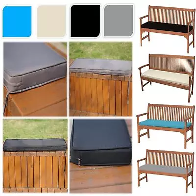 Garden Bench Pad Outdoor Waterproof Fabric 2 Seater Furniture Swing Seat Cushion • £19.99