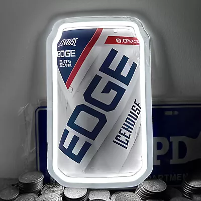 Edge Icehousf Soda Can Bar Club Store Mall Light Neon Sign Wall Decor 12 X7  H4 • $49.99