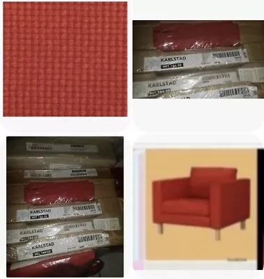 IKEA Karlstad Korndal Red Armchair COVER ONLY NEW Tweed Chair CLEARANCE SALE! • £107.31