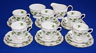 Colclough Ivy Leaf 20 Piece Tea Set Vintage 1960s. • £32.99