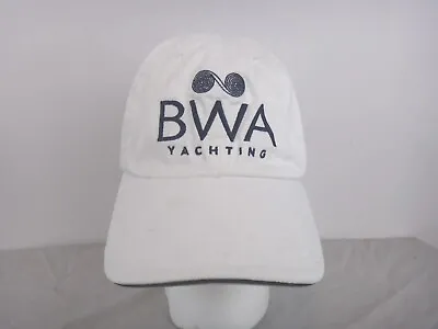 BWA Yachting Cap Hat Mens One Size White Logo Embroidered Code 0 • £11.99