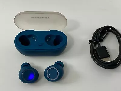 Merkury MI-E012T Innovations Element True Wireless Blue Earbuds & Charging Case • $34.95