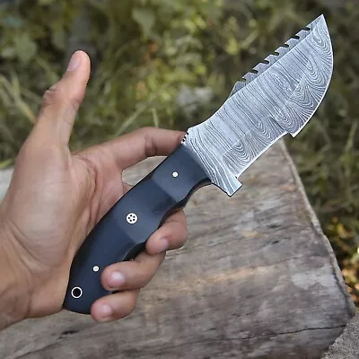 $44.95 • Buy Handmade Damascus V42 Military Hunting Tracker Fixed Blade Survival EDC Knife