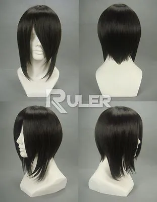 $13.08 • Buy Short Ash-Sebastian Michaelis Black Anime Cosplay Wig + Wigs Hairnet