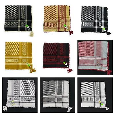 £12.99 • Buy New Authentic Best Quality Arab Palestine Afghan Style Scarf Shemagh Yashmagh