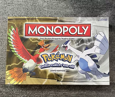 Hasbro Pokeman Monopoly Board Game JOHTO Edition 2016 100% COMPLETE Set • $35