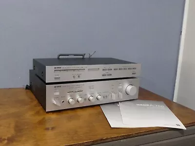 Yamaha A-760 Stereo Integrated Amplifier Amp & T-760 AM/FM Tuner Works Great • $475