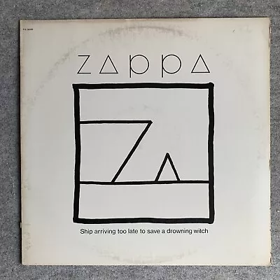 Frank Zappa : Ship Arriving Too Late To Save A Drowning Witch: FW 38066 : VG+/VG • $7.99