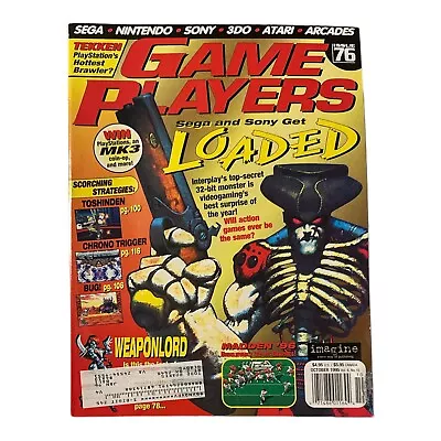 Game Players Magazine Sega Nintendo Playstation Issue #76 October 1995 • $17