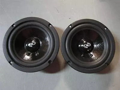 NEW (2) 5  Woofer Speakers.Sealed MidRange Pair.8 Ohm.Five Inch.PA.PRO Audio.5in • $59