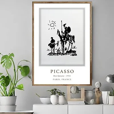 Pablo Picasso - Don Quixote - Vintage Museum Wall Art Poster / Canvas Print • $19.94