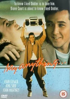 SAY ANYTHING (1989) DVD John Cusack Region 4 (AUS) New & Sealed • $21.95