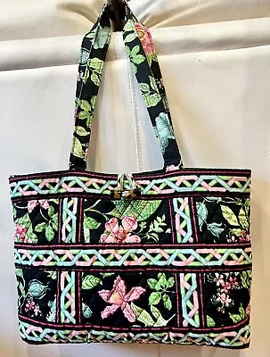 Vera Bradley Tic Tac Tote In Botanica - Shoulder Bag - Purse - Floral 9X13  EUC • $18.50