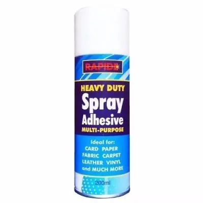 1x Rapide Multi Purpose Heavy Duty Spray Adhesive Glue For Fabric Carpet UK Sell • £4.99