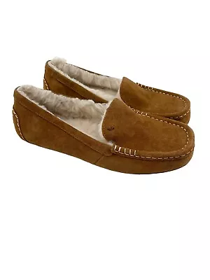 Koolaburra By Ugg Lezly Slippers Moccasin Shoes 1020389 Chestnut Brown Size 10 • $34.98